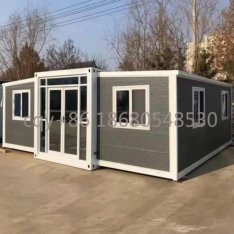UU Customized 20ft 40ft Portable Garage Movable Container House Expandable Warehouse Prefabricated Roller Office Sandwich Panel