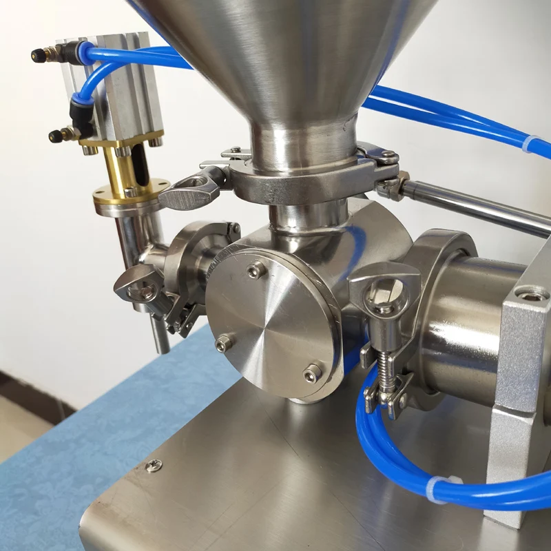 Screw Pump Thick Paste Filling Machine for Liquid With Particles Ketchup Sauce Thick Material Filling Industrial Processing Equi