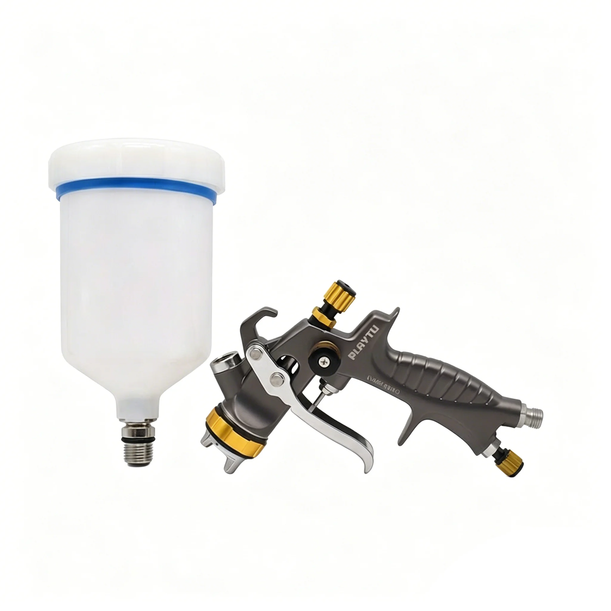 High Performance Air Spray Gun Complete Kit Comes With 1.3mm Precision Nozzle And Large Capacity Cup Ideal For Automotive
