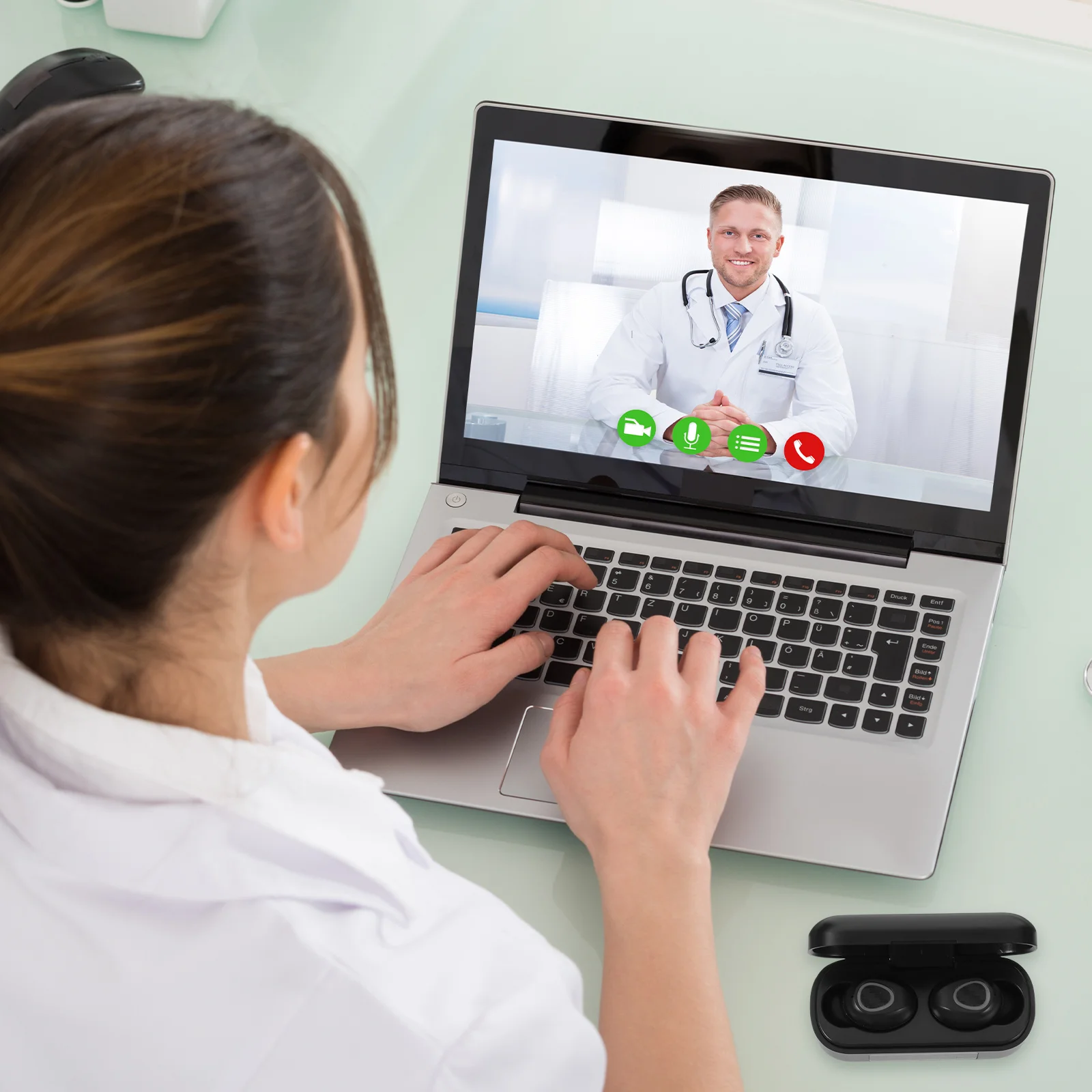 

Wireless Earbuds Ipx7 Waterproof 2000Mah Noise Cancelling Headphones Hifi Sound Skin-Friendly Design Sweatproof Long