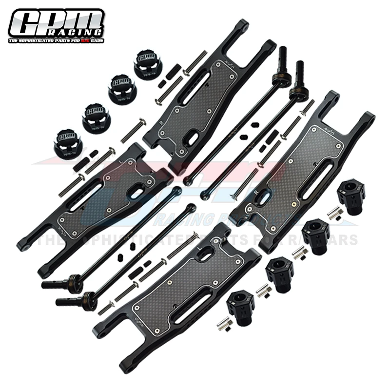 GPM SLEDGE COMBO SET C- SLE055N+SLE056N+SLE10A/+6.5MM+SLE133F/RS(2SETS) For  TRAXXAS 1/8 4WD SLEDGE