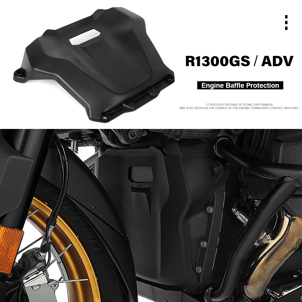 Motorcycle ABS Plastic Front Guard Engine Baffle Protection Plate Cover For BMW R1300GSA R 1300 GS Adventure R1300GS GS1300