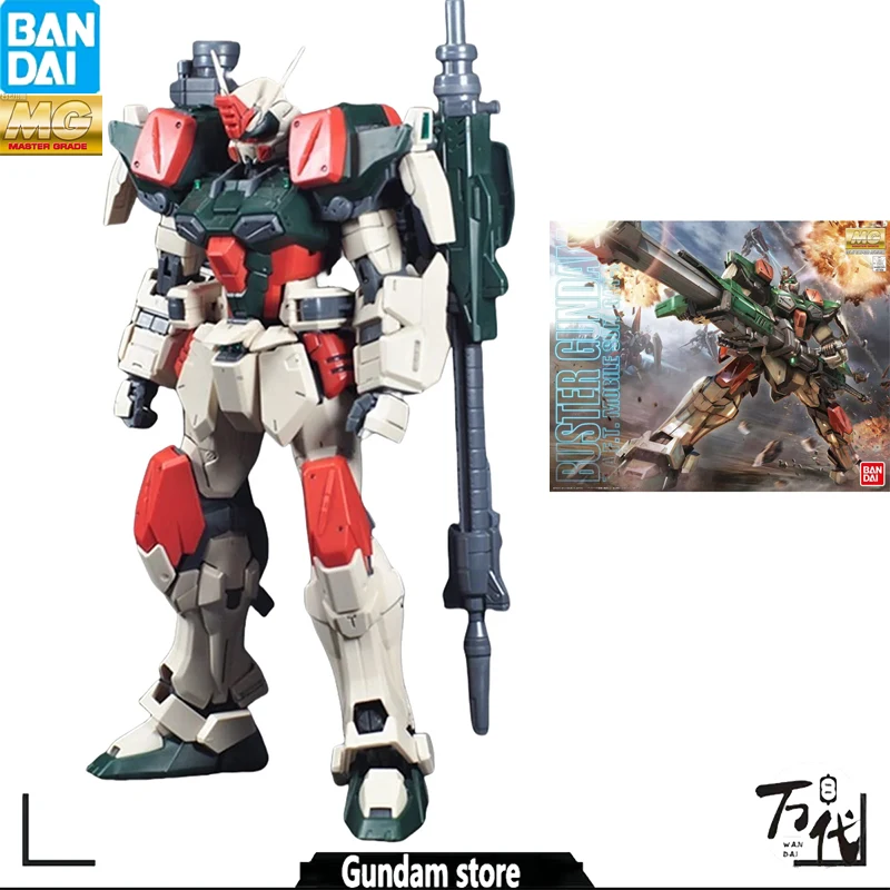 

BANDAI GENUINE GUNDAM MG 1/100 GAT-X103 BUSTER ANIME ACTION FIGURE ASSEMBLY MODEL TOY FOR BOYS GIFT MODEL ORNAMENTS