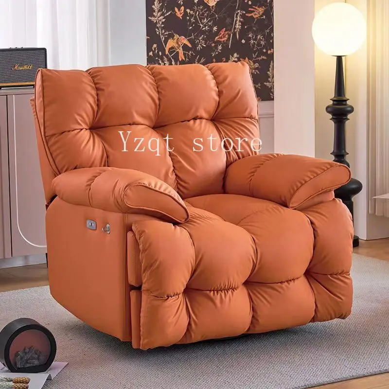 

#Multifunctional lazy space sofa chair rotating living room leisure electric single small apartment reclining sofa shake