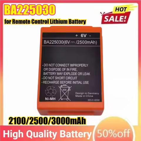 6V 2100mAh/2500mAh/3000mAh BA225030 Battery for Remote Control Lithium Battery Accessories Remote Control Battery