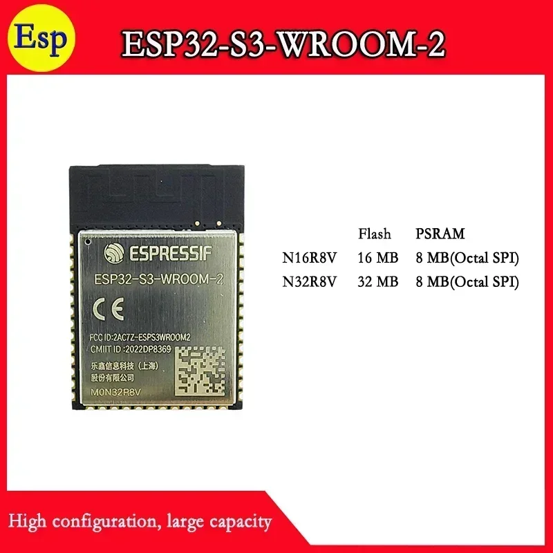 ESP32-S3-WROOM-2 ESP32 S3 WROOM 2 Espressif ESP32-S3 PCB Internal Antenna N16R8V N32R8V