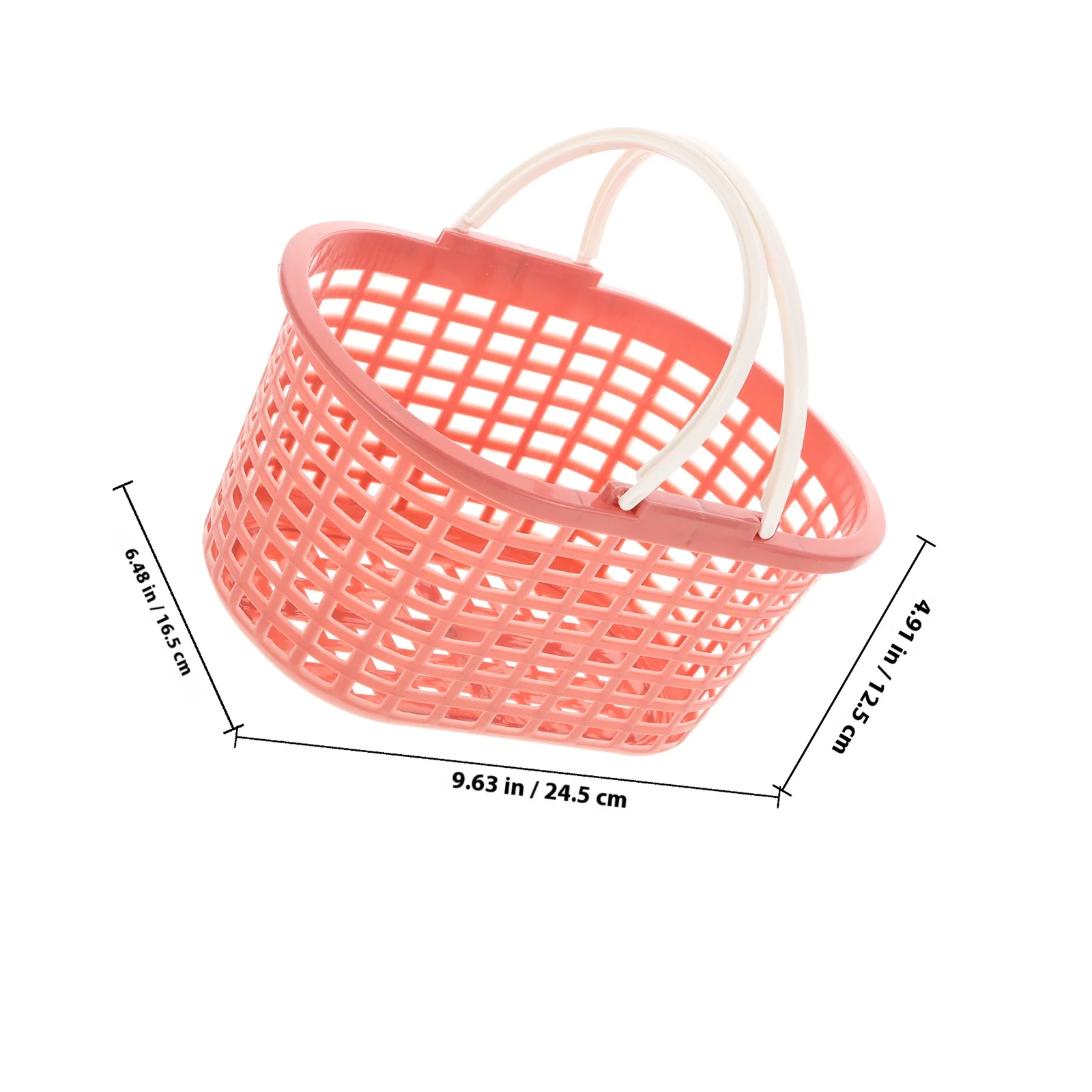3 Pcs Picking Basket With Handle Shower Storage Plastic Vegetable Bath Kitchen Fruit Baskets ganizer Container