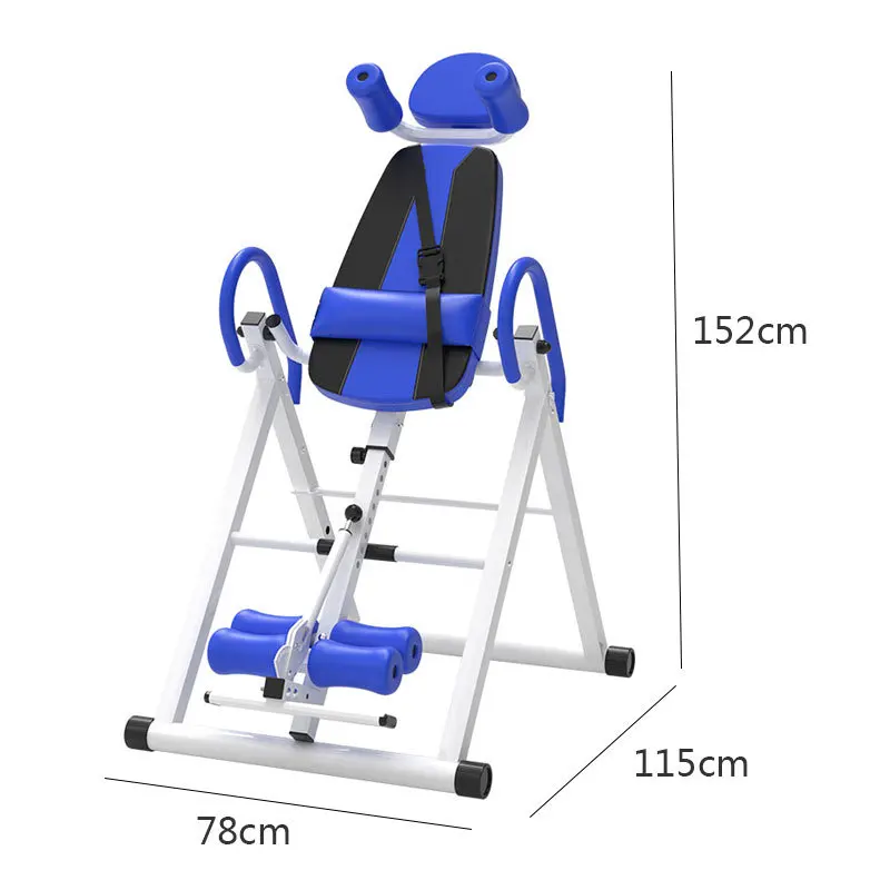 Table d'inversion multi-lourde avec repos de sauna réglable et ceinture de protection, civière dorsale, machine pour le dos, instituts de thérapie, oto