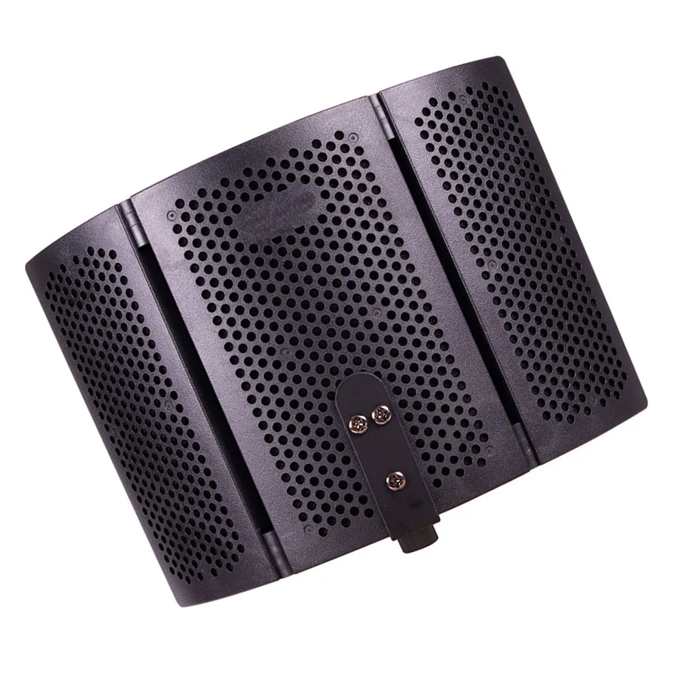 

Foldable ABS Microphone Windshield Noise Reduction Cover Protective Mic Guard for Recording Mic Noise-Proof Filter Shield
