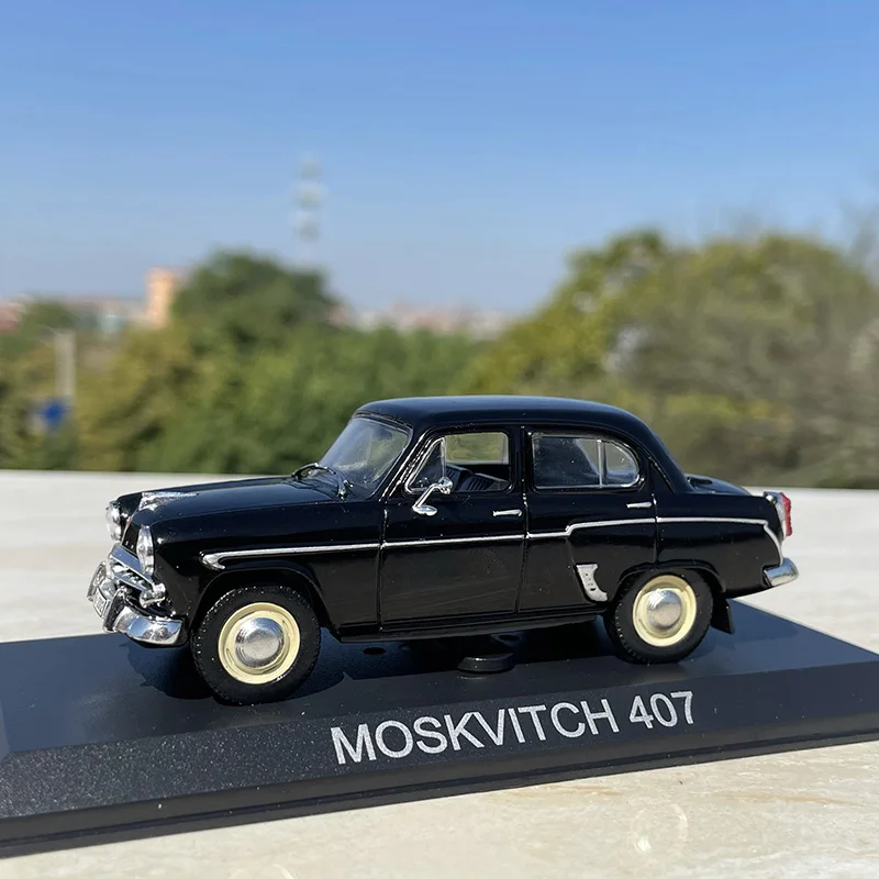 1:43 Scale Moskvitch 407 Simulation Alloy Car Model Diecast Toy Collectible Souvenir Decoration Gift Toys Cars