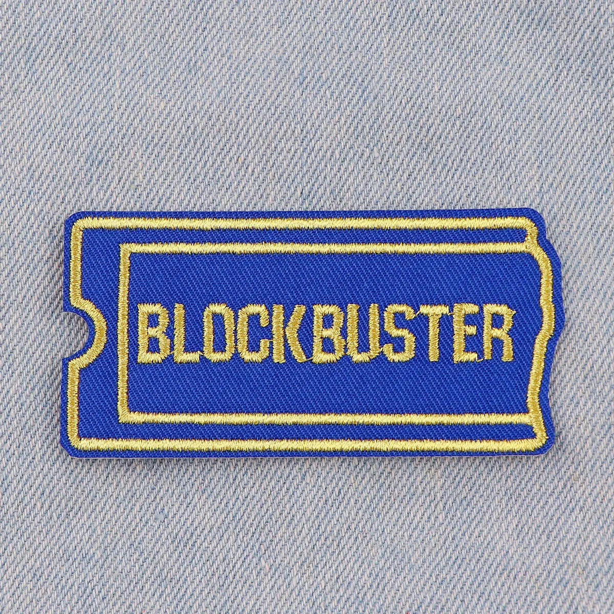 Blockbuster Cartoon Embroidery Patch Iron On Patches on Clothing Backpack Cute Patches for Jackets DIY Sew Patch Stickers