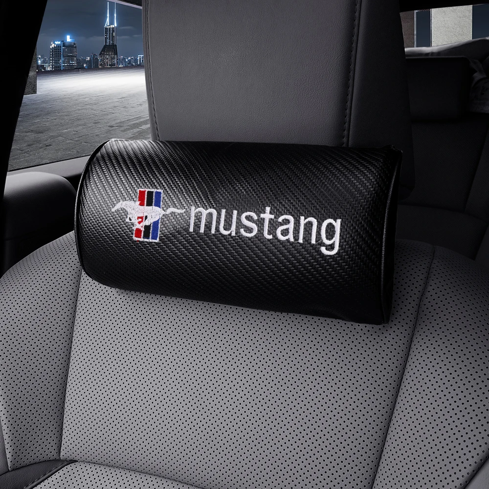 Nackenkissen aus Memory-Schaum mit Auto-Logo für Ford S-MAX Ranger Focus Fiesta Mondeo Kuga Mustang Escort C-Max