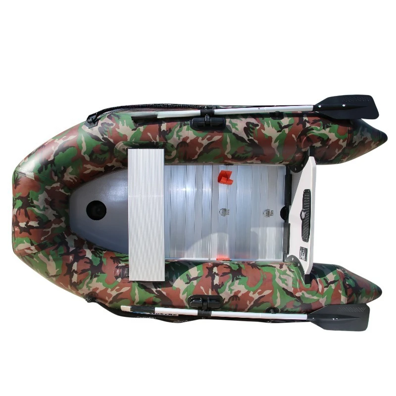 8ft Army Green Color Aluminum Floor Inflatable Aluminum Boot Fishing Boat