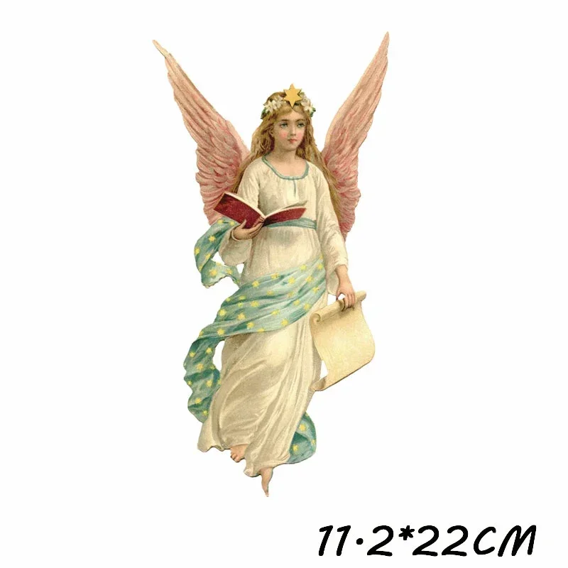 Iron Sticker Cupid Angel Patches For Dress Heat Transfers Stickers A-level Washable Iron-on Kids Clothes Patches Appliques Coats