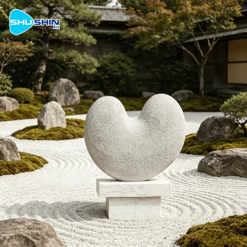 Custom Modern Design Decoration Stone Sculpture Hand Carved Statue for Villa Outdoor Garden and Park Use