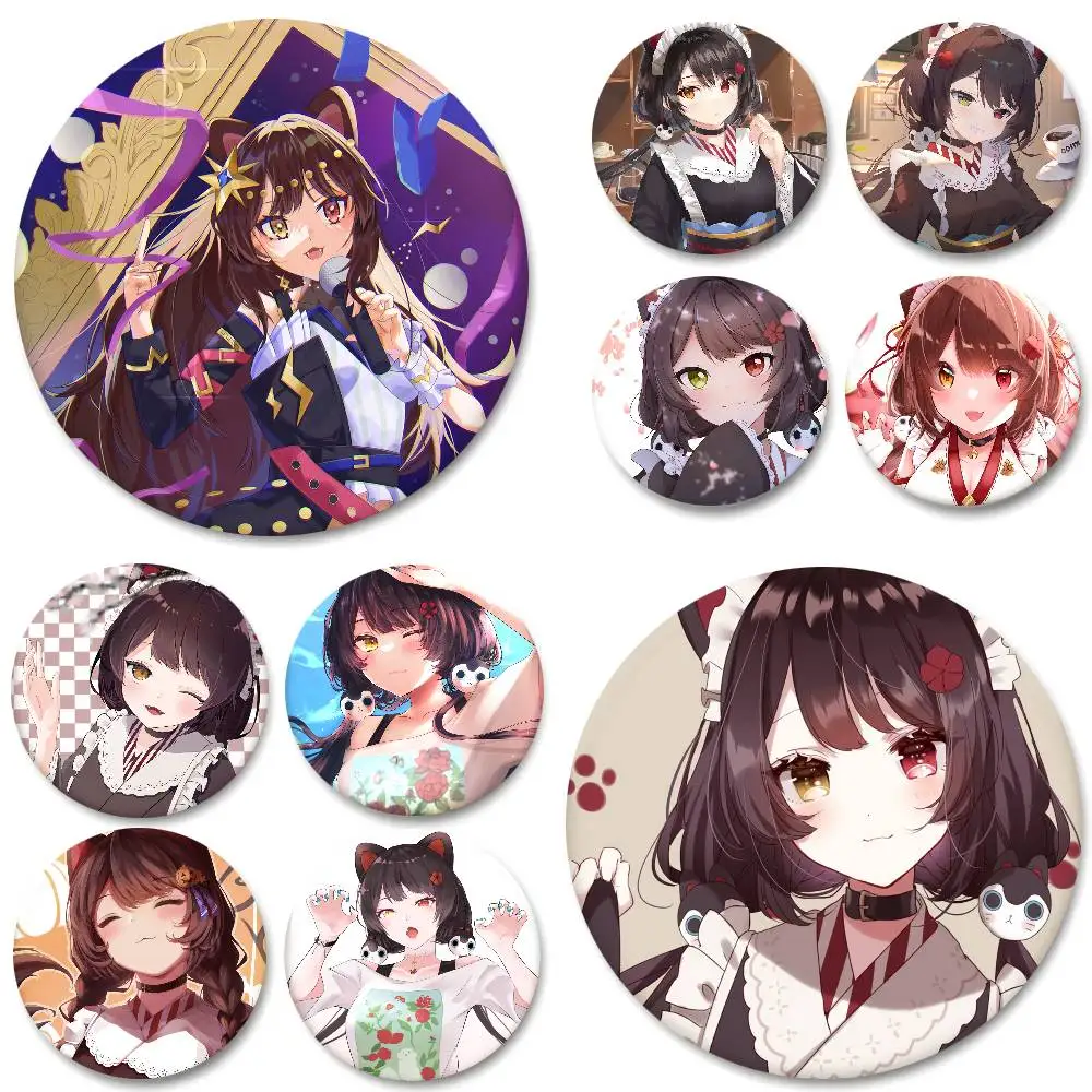 Anime Virtual Idol Inui Toko Round Badges Can Be Used To Decorate Clothes And Backpack Pins