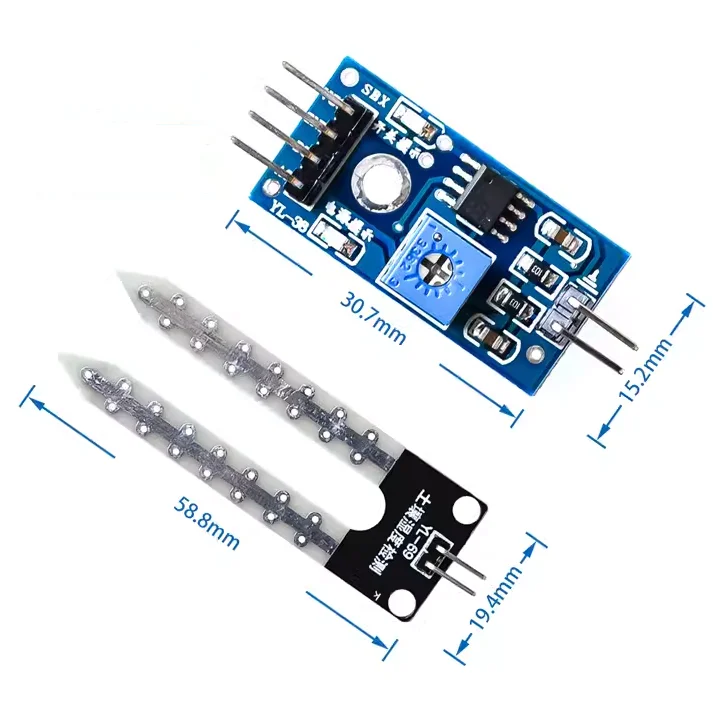 Soil Moisture Meter Detection Robotic Smart Cart Soil Moisture Sensor Module