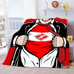 FC Spartak Moscow Football Lightweight Comfortable Soft Breathable Ultra Warm Blanket Bedding Travel Bedding