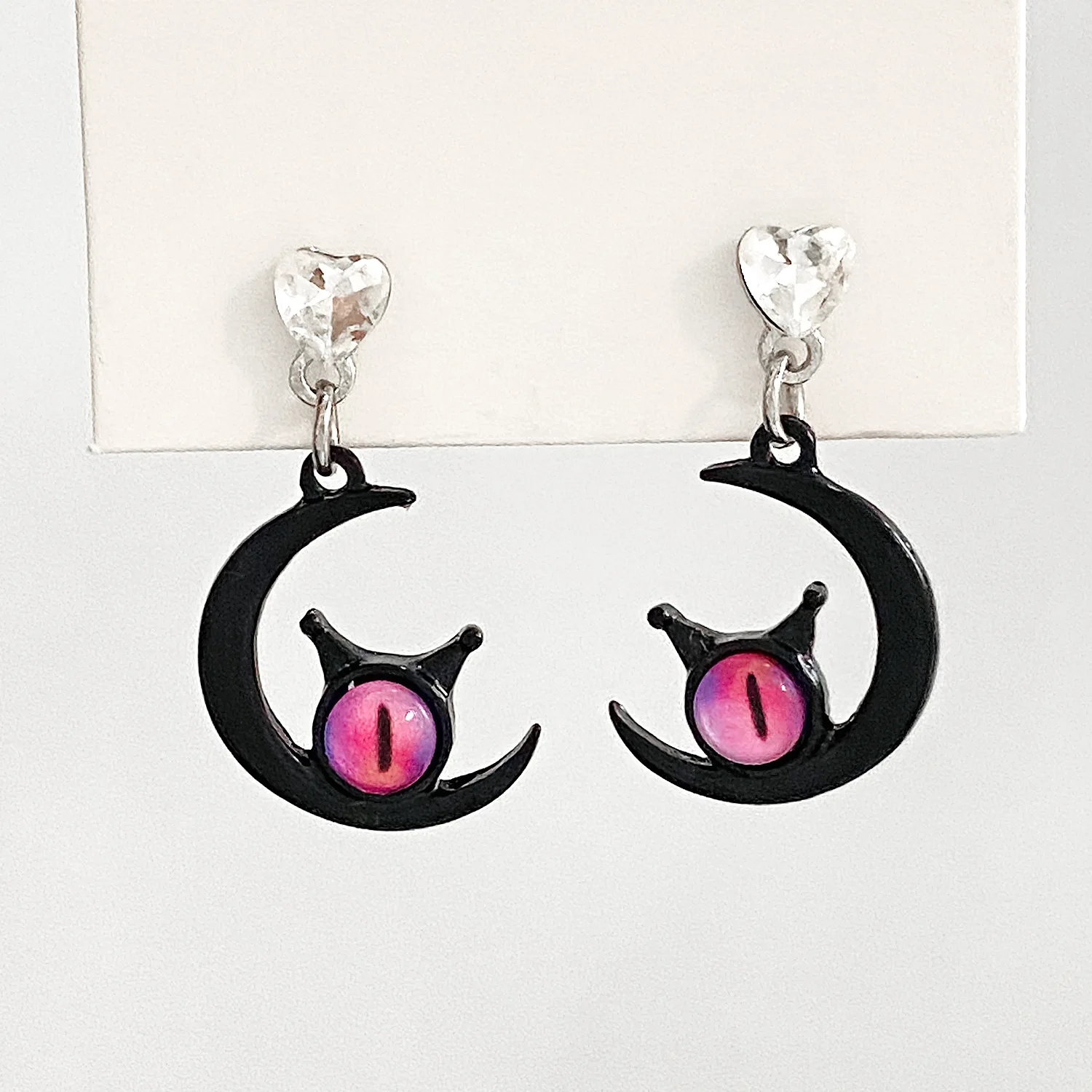 Pendientes colgantes de un ojo para mujer, aretes Punk con forma de ojo de Animal, joyería coreana, Luna encantadora, monstruo, regalo de Halloween Y2K