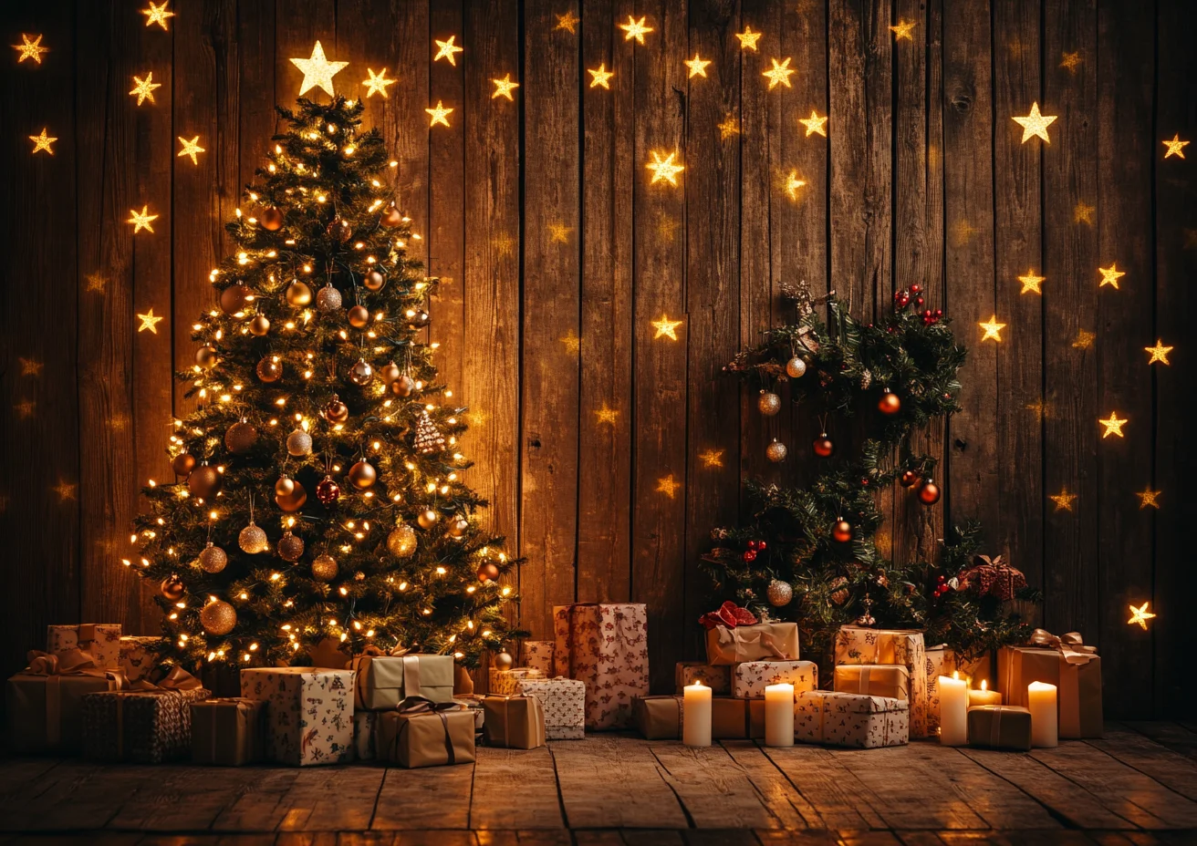 Mocsicka عيد الميلاد الديكور غرفة المعيشة خلفيات للتصوير الفوتوغرافي السنة الجديدة عطلة الموقد خلفية الحفلة الداخلية