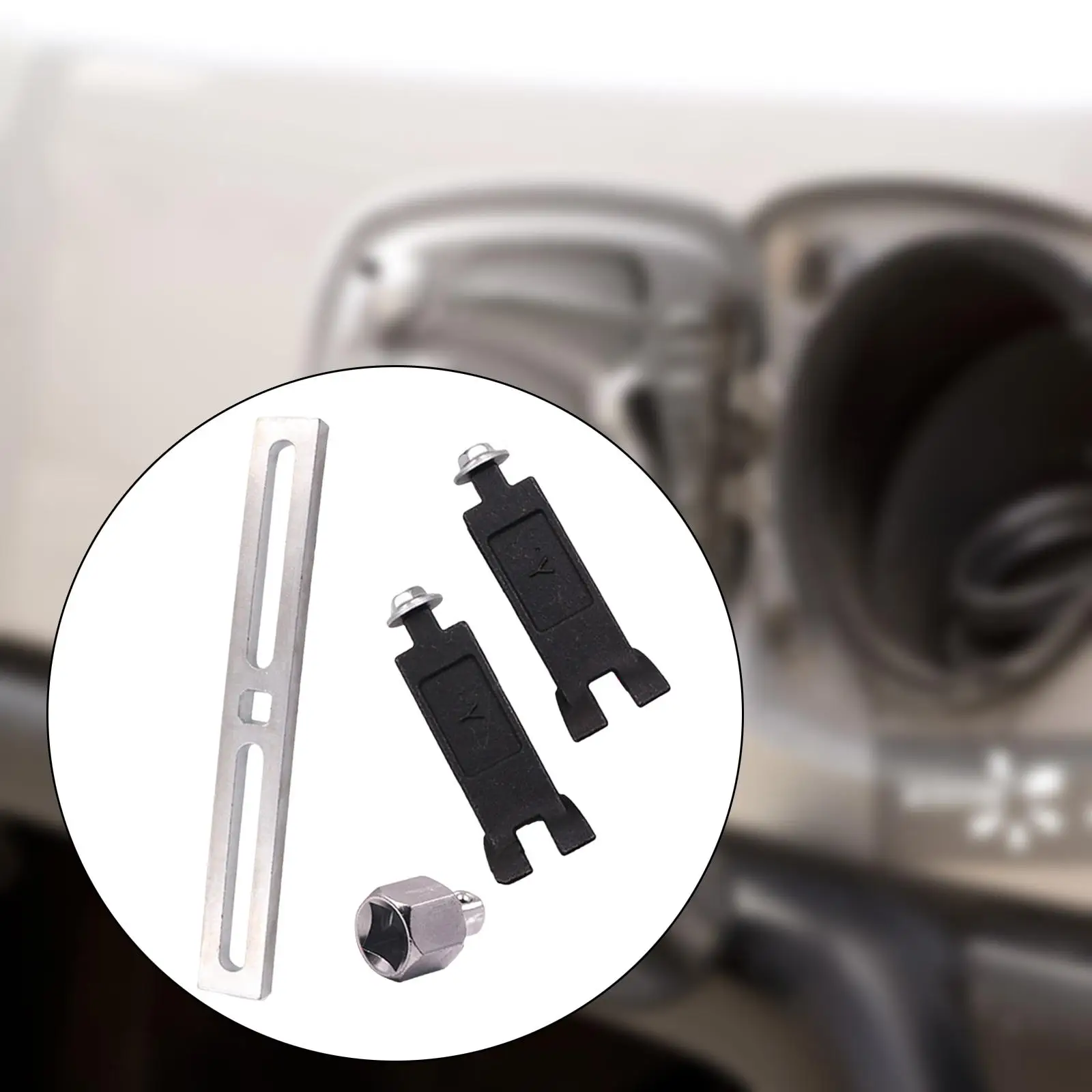 Fuel Pump Removal Tool 2 Jaw Metal Lock Ring Spanner Repair Kit Fuel Tank Lid Remover for Replacement Accessories Car