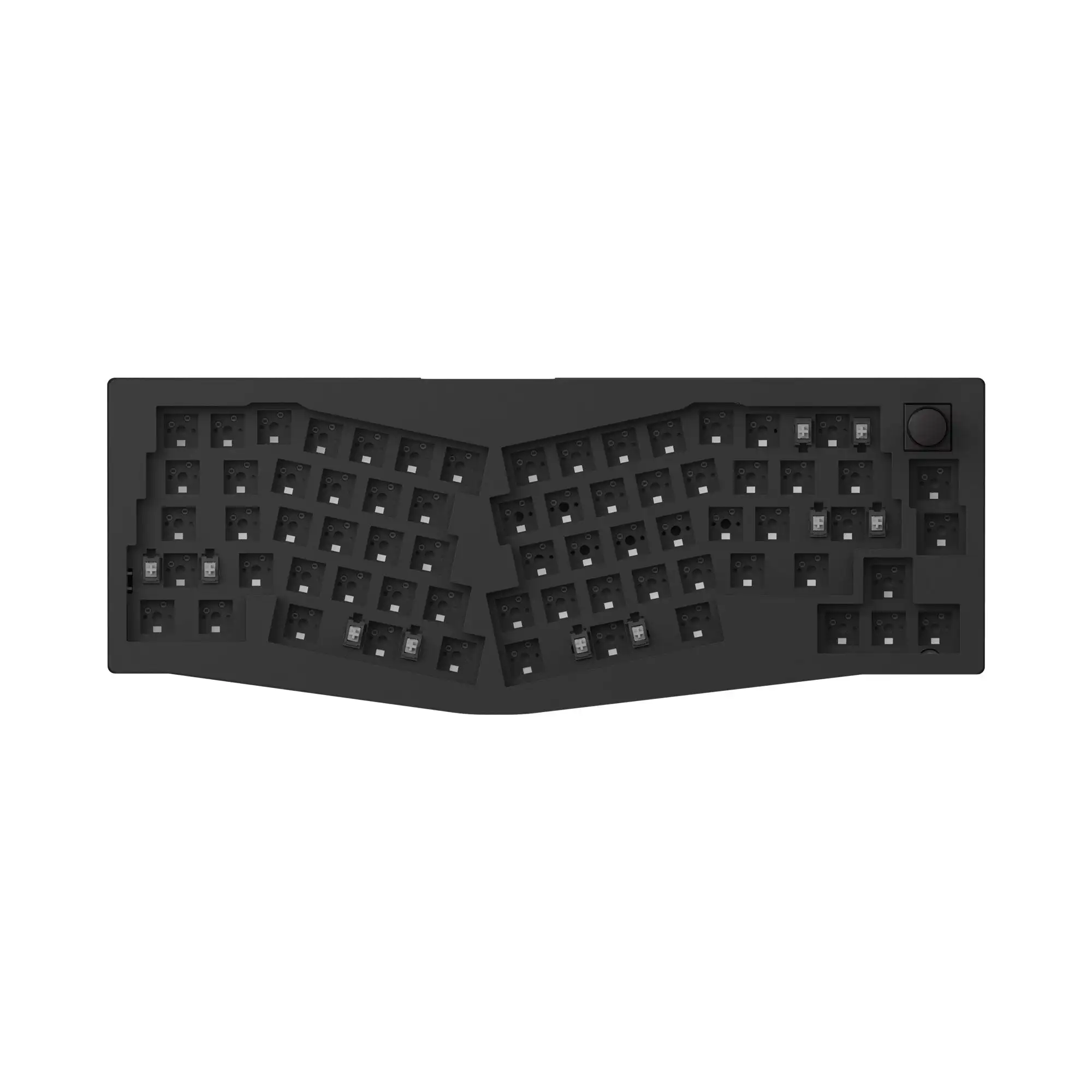 Keychron V8 Max Barebone Knob Version QMK Wireless Custom Mechanical Keyboard RGB Backlight Hot-Swappable