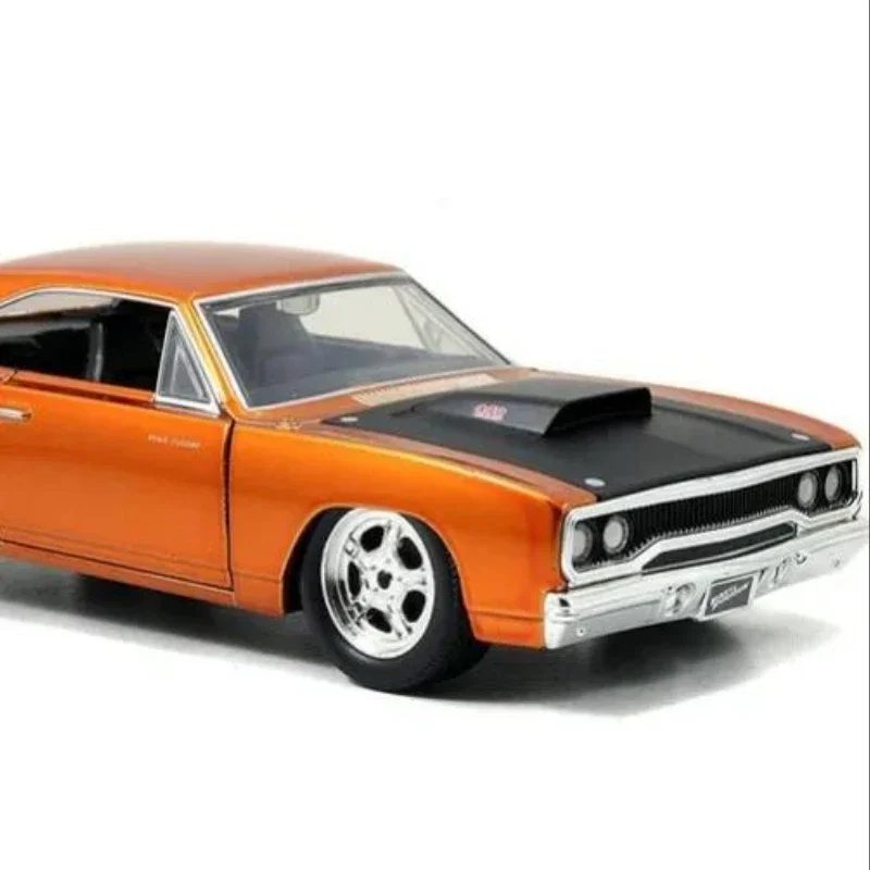 1:24 Fast & Furious 1970 Plymouth Road Runner Scale lega di metallo Classic Car Diecast Model Toy Collection regalo Furious J19