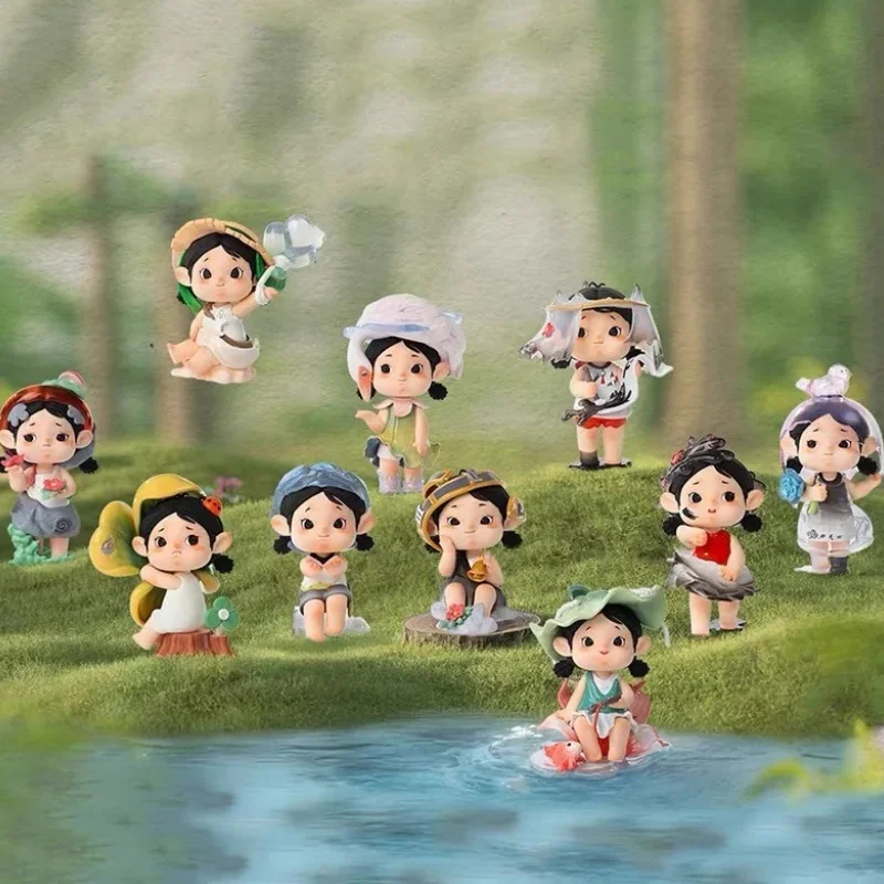 

Подлинная новинка, хит Xiaoyan, серия для заметок в саду, слепая коробка, весенний сад, милое украшение для рабочего стола, модный подарок на фестиваль для девочек