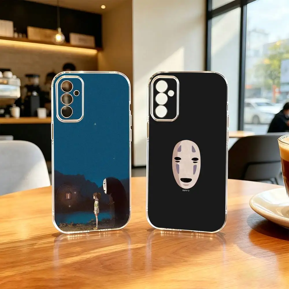 

Anime No-Face Z-Spirited A-Away Phone Case Transparent Silicone Soft For SamsungA10,12,20,21S,30,31,40,50,51,52,70,71