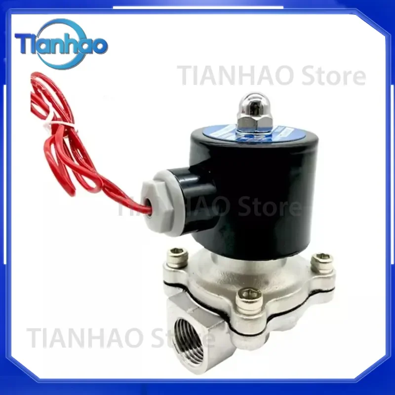 Water Solenoid Valve 2W040-10D for AC220V 2/2 Way Direct Acting Normally Closed 3/8 Inch