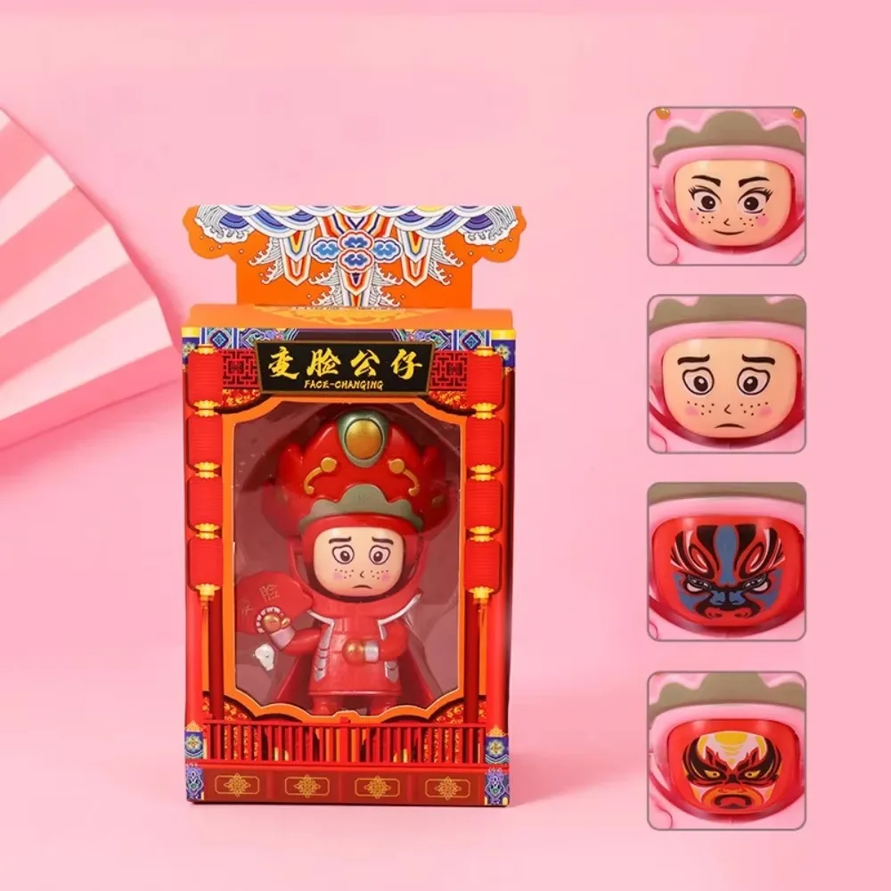 New Chinese comedy Sichuan opera face changing toy face puppet doll, super comfortable face changing in one second Miniatures