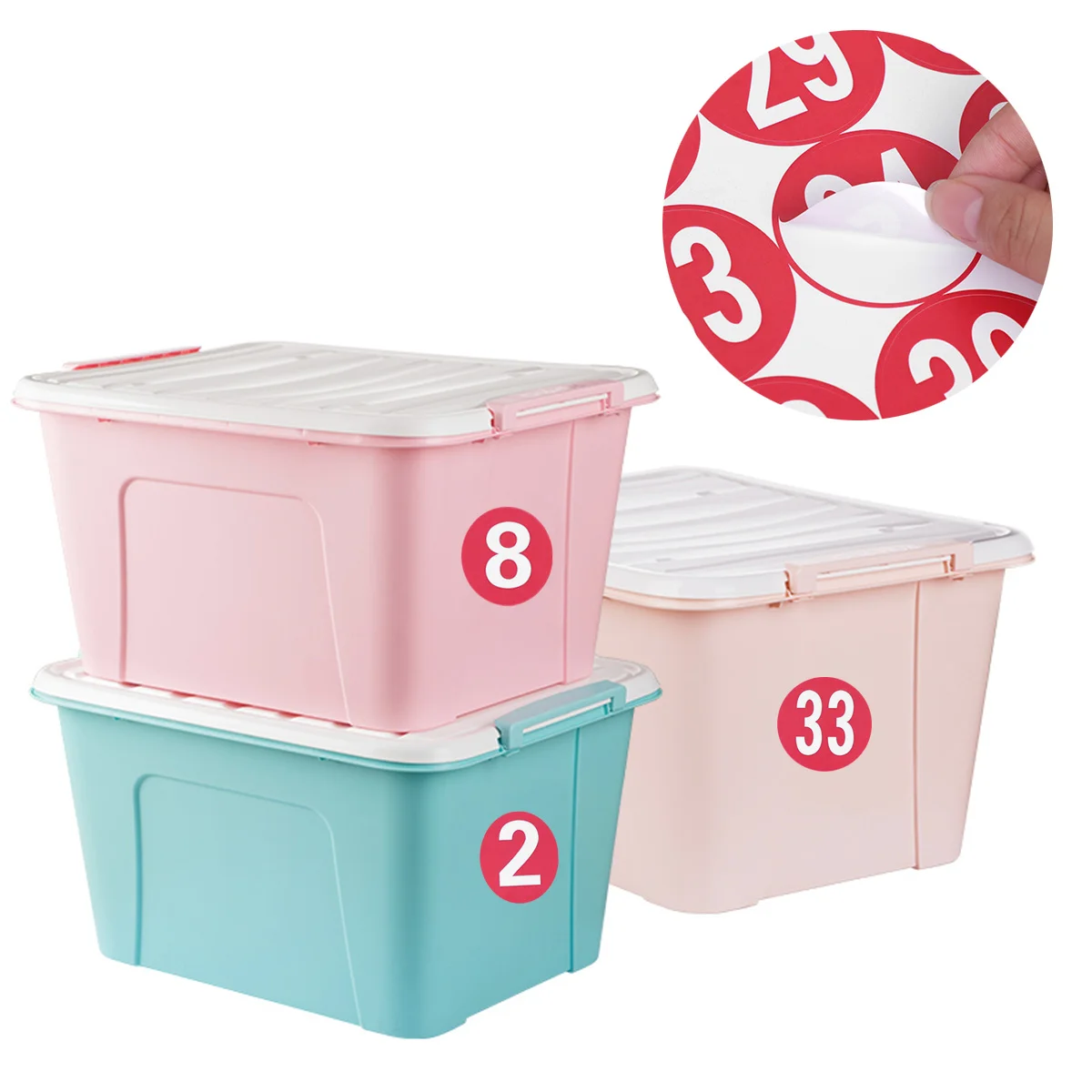 

40Pcs Number Stickers Self-Adhesive Minimalist Design Decorative Labels for Candy Bags Party Treats Envelope Sealing