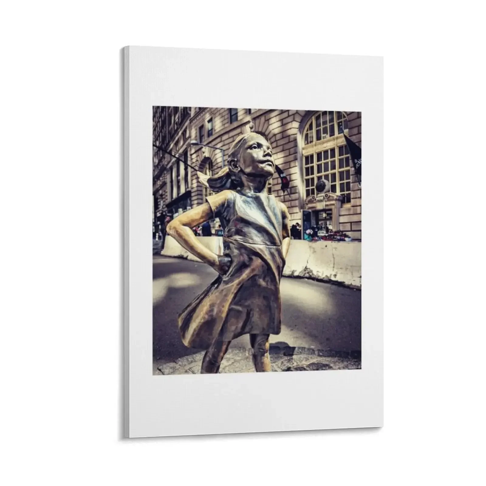 

Fearless Girl Statue Canvas Painting Decoration for bedroom decorative frames wall room decorative picture for living room