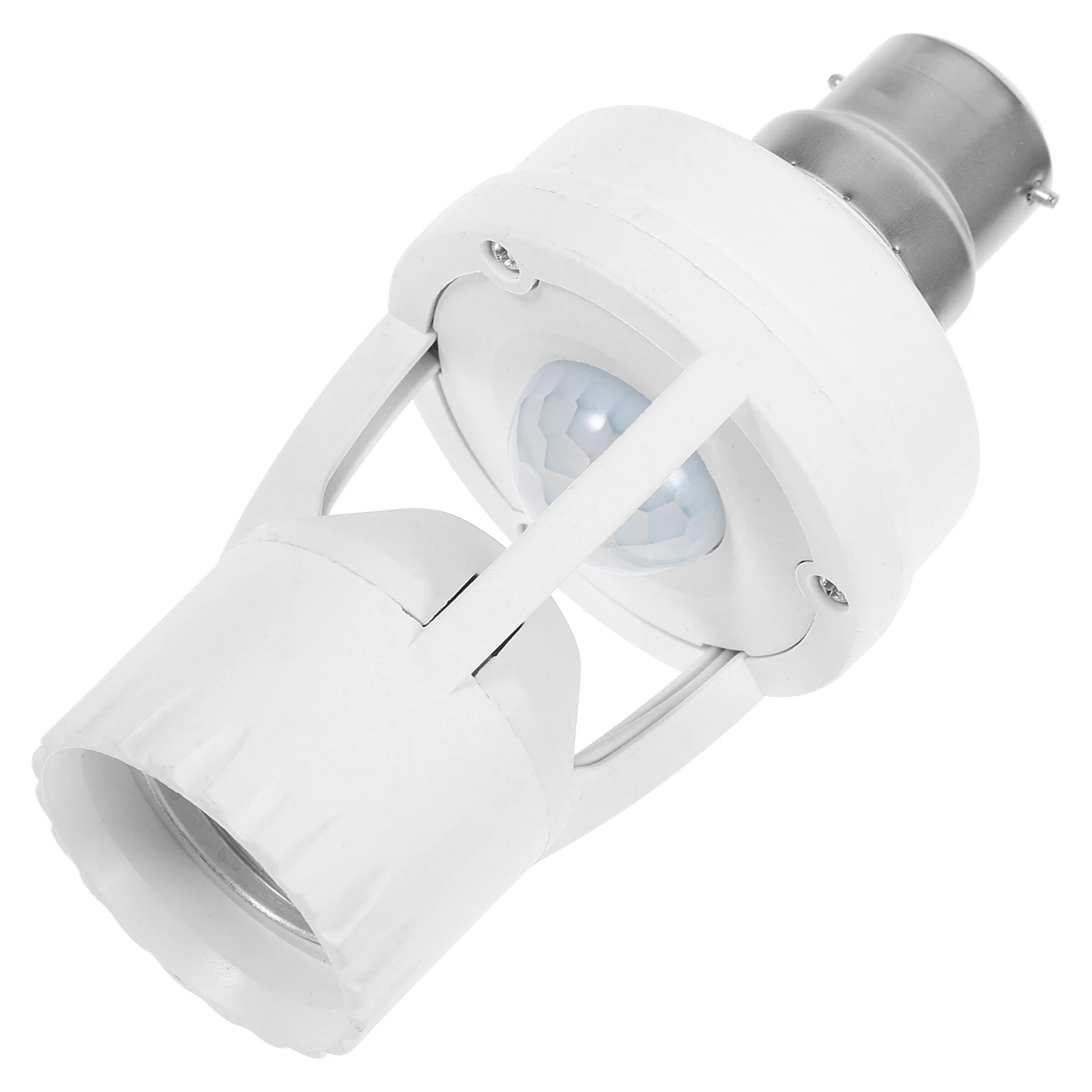

1Pcs E27 Infrared Bulb Holder B22 to E27 Converter Motion Sensor Light Socket LED Bulb Adapter Suitable for Corridors and Indoor