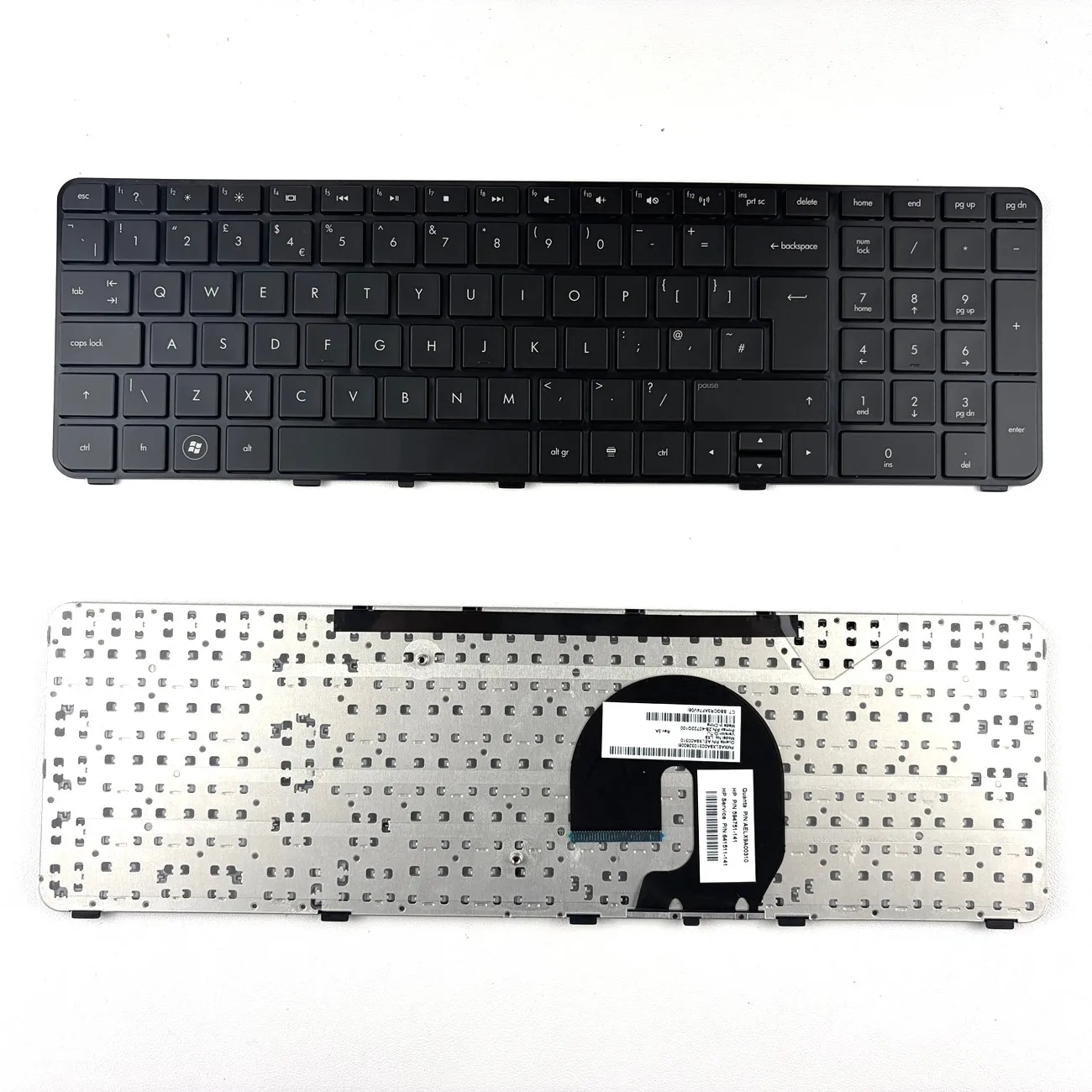 UK/Russian/Germany/Turkish/Italian Laptop Keyboard For HP Pavilion DV7-4000 DV7-4100 DV7-4200 DV7-4300 DV7-5000 Series