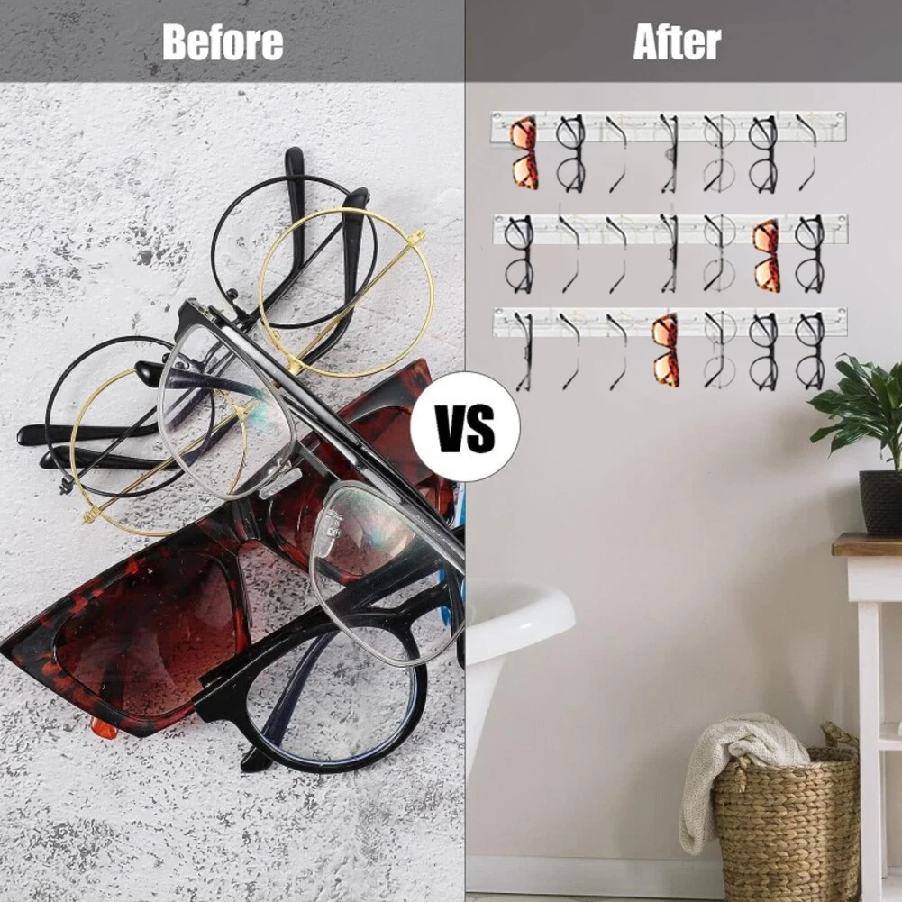 Multi-functional Storage Rack Eyewear Display Eyewear Storage Solution Wall-Mounted Display Rack Ample Storage Capacity