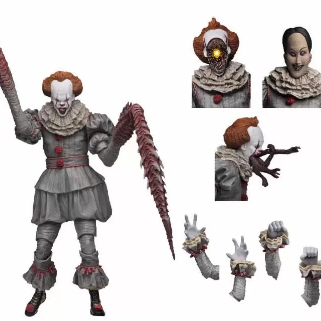 

18cm Pennywise Joint Movable Anime Action Figure Model Collection Cartoon Figurine Toys For Friend gifts