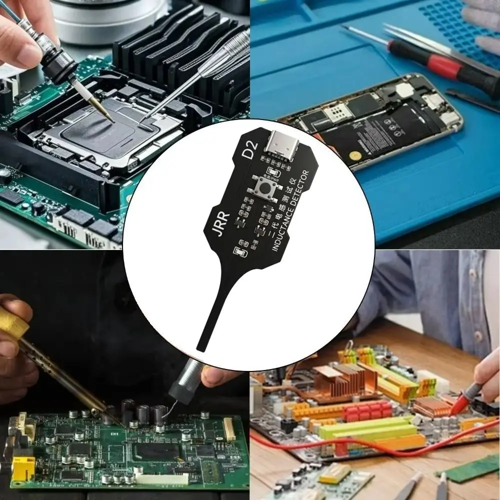 High Accuracy Motherboard Coil Tester Strong Stability Quick Investigation Inductor Detector Tool Portable Professional