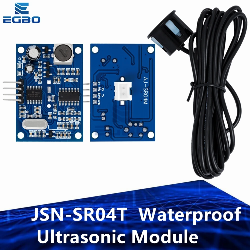 1PCS Waterproof Ultrasonic Module JSN-SR04T / AJ-SR04M Water Proof Integrated Distance Measuring Transducer Sensor for Arduino