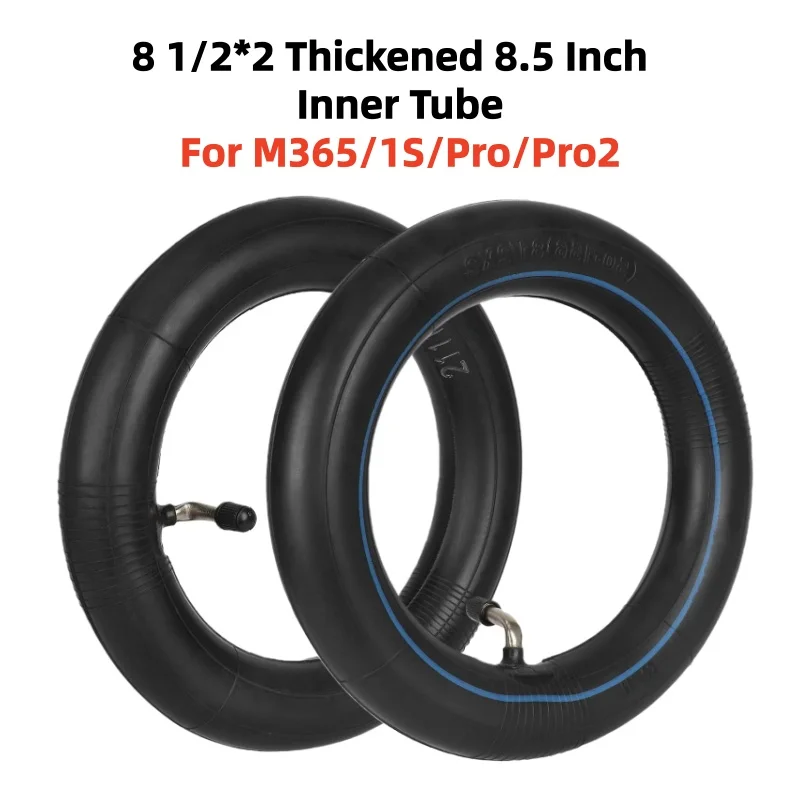 

Thickened 8 1/2x2 Inner Tubes E scooter Tire for Xiaomi M365 1S Pro Pro2 Tyre Sets with Outward 90 Degree Valve Camera Tires