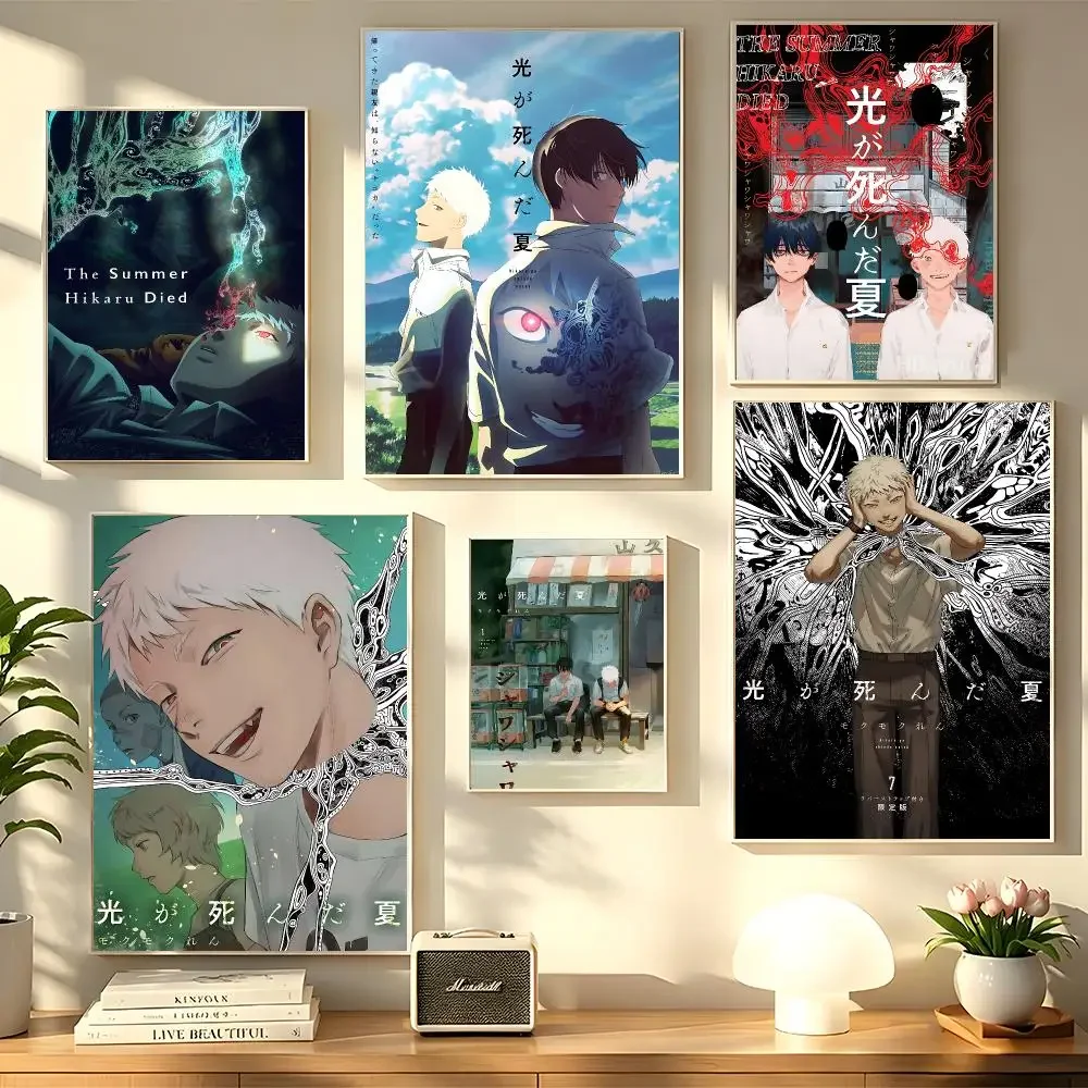 Anime The S-Summer H-Hikaru D-Died Poster Decorative Wall Sticker Mural Photo Print Bedroom Living Room Hallway Home Decor Gift
