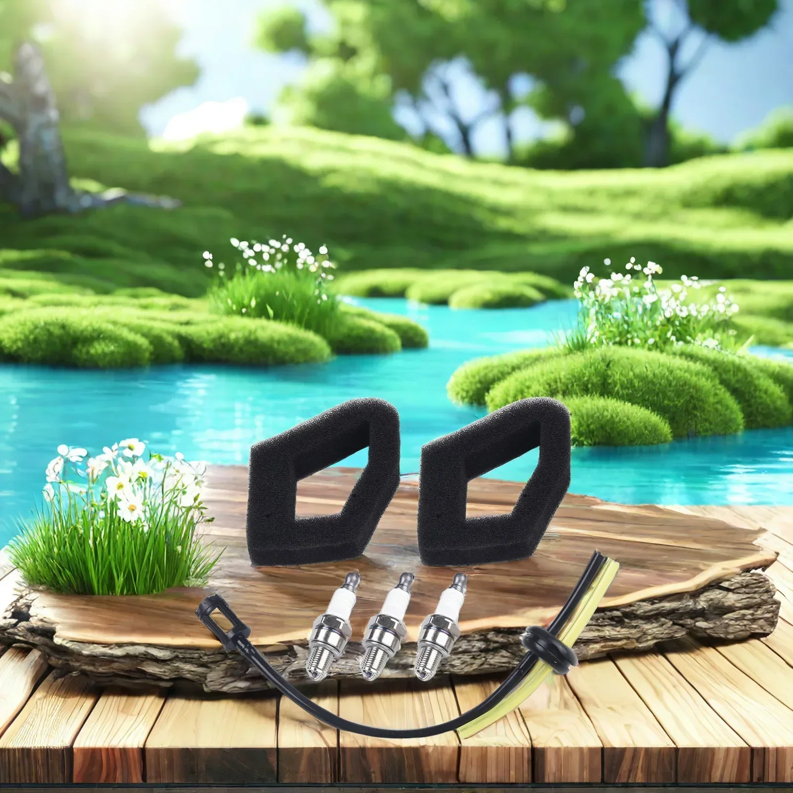 طقم فلتر الهواء متوافق مع GX25 GX35 لـ ULT425 UMS425 UMK425 UMK435 UMC425 UMC435 HHB25 قادين ومنفاخات #4