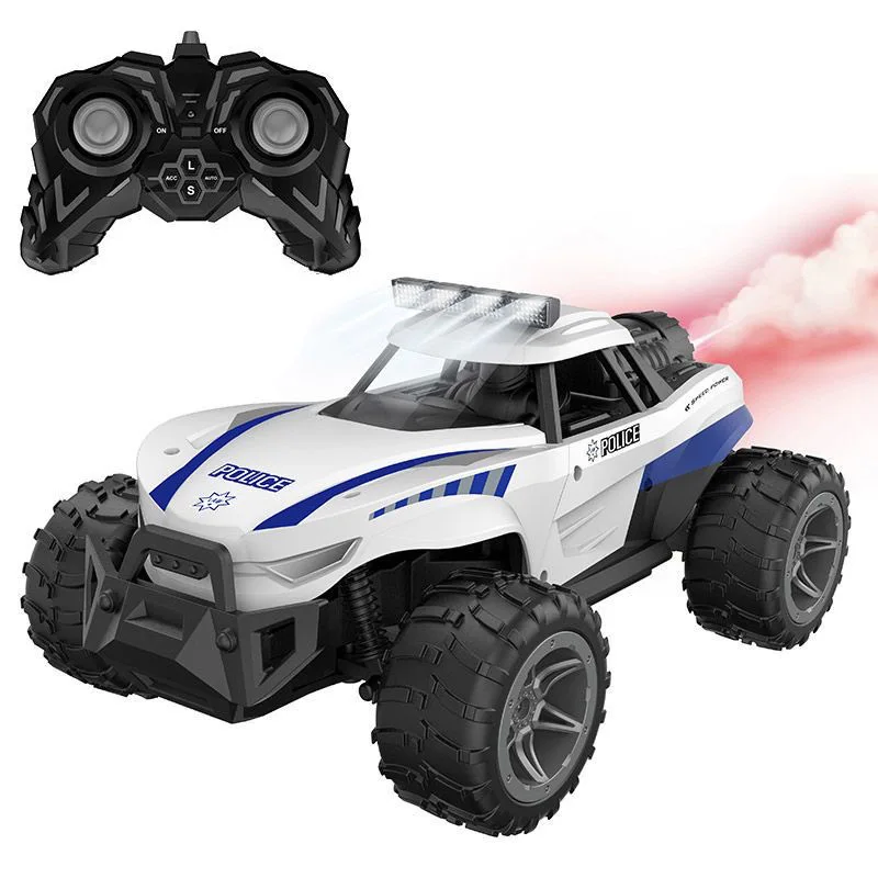 Holiday Gift toys:1:16 High-Speed Off-Road rc cars,2.4G Remote Control Car Model,Spray Cool Lights 4WD 8-Channel rc drift car