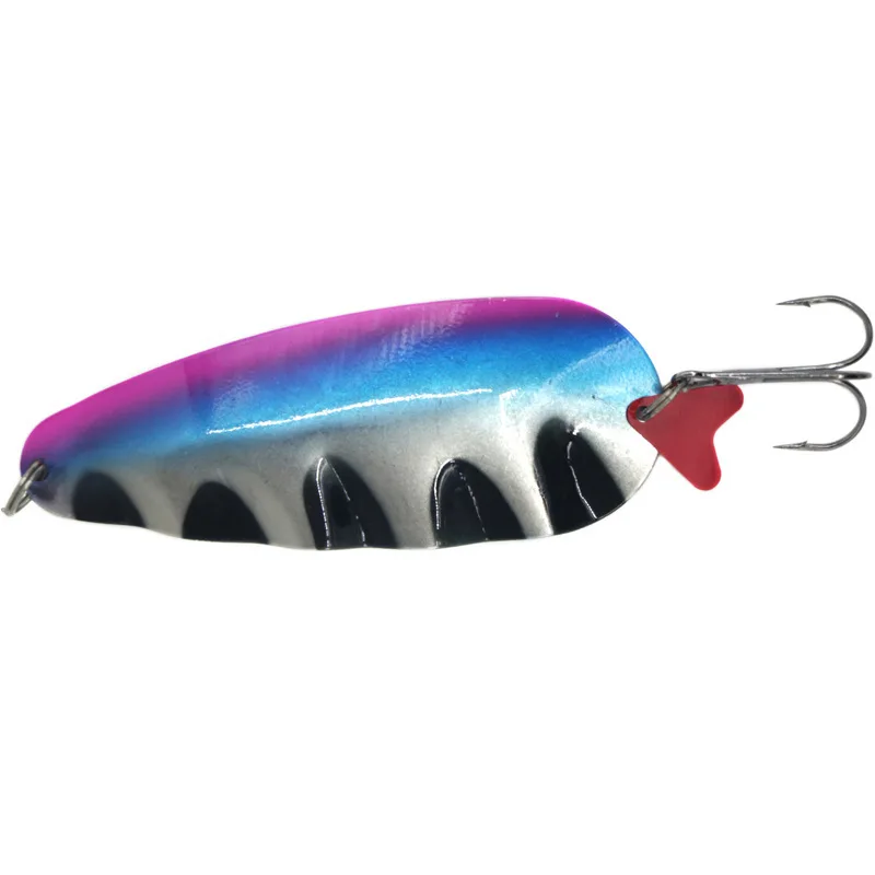 Isca de pesca dura tipo colher, isca wobblers artificiais para truta, baixo, lúcio, com gancho agudo, 11,8 cm, 42g