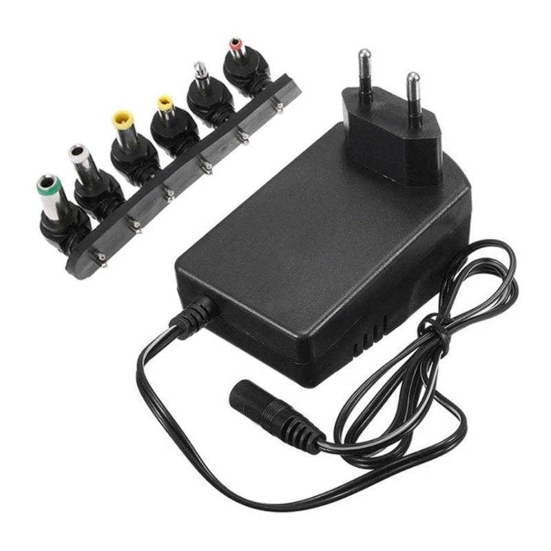 كابل شحن مزود الطاقة 12 فولت 3 أمبير 30 وات مع 6 نصائح لمحولات الطاقة