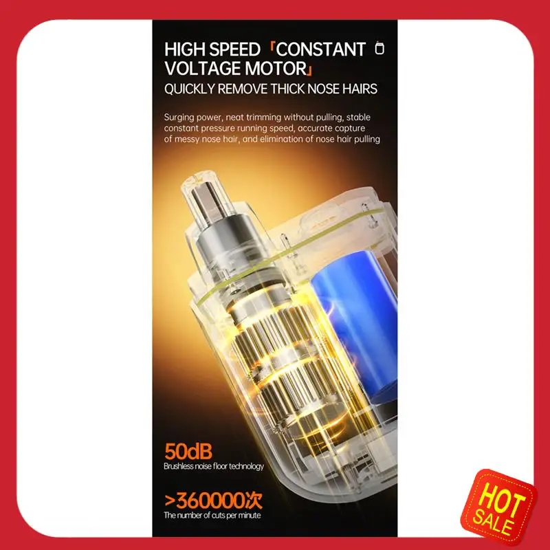 

A08I электрический триммер для волос в носу портативный электрический бритвенный мужской автоматический мини-триммер для удаления волос в носу с зарядкой типа C