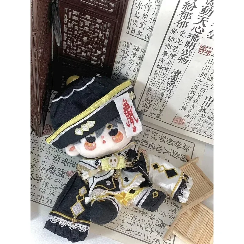 

Оригинальный дизайн, милый костюм зомби Taoist, костюм 20 см, плюшевая хлопковая кукла, призрак, платье, сменная одежда, косплей-подарок