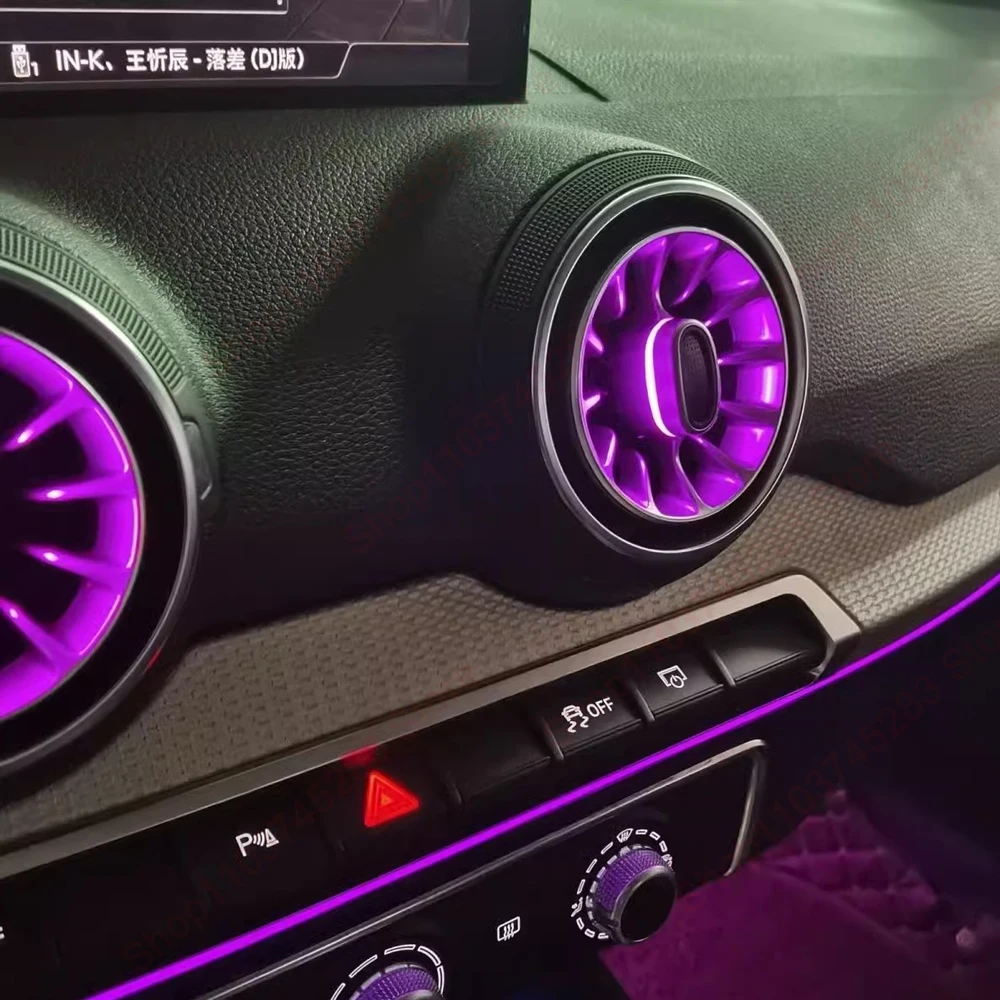 32 Colors For Audi Q2 2020-2024 MMI Control Decorative New Atmosphere light Interior Ambient light door light contour Lamp