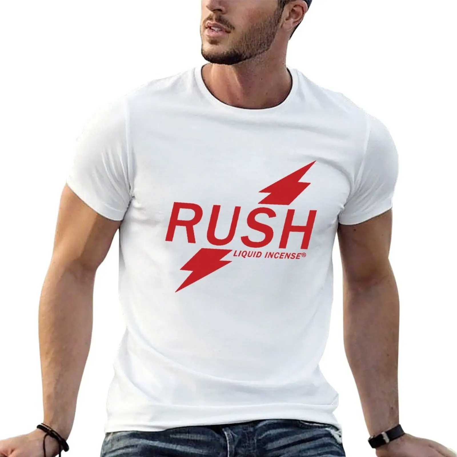 Rush Liquid Incense Amyl T-Shirt t shirt personalised t shirts for man graphic funny man t shirt cotton T-shirt