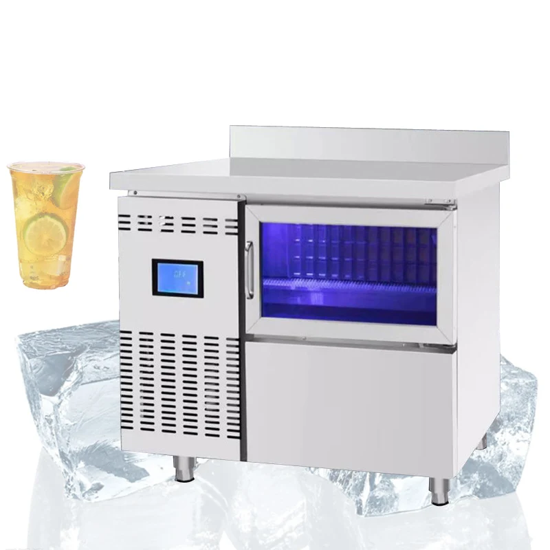 

Daily Production 90/130/160kg Commercial Milk Tea Shop Small And Large Ice Cube Making Machine